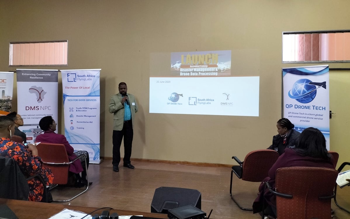 DRM and Data Processing Training - DMS NPC partnership with QP DRONE Tech