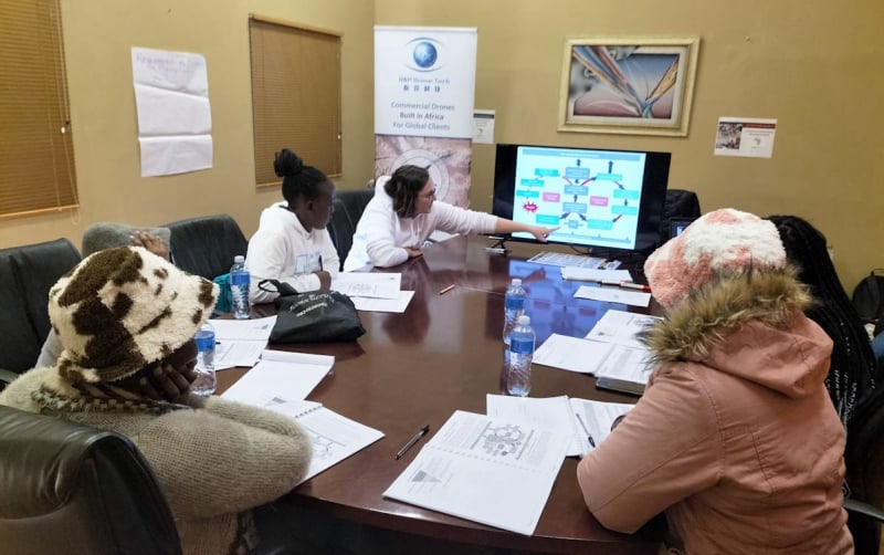 DRM and Data Processing Training - DMS NPC partnership with QP DRONE Tech